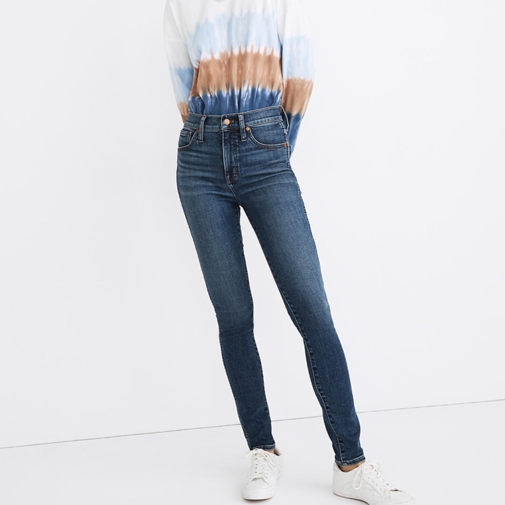 Madewell High Rise Skinny Cordell Wash 28